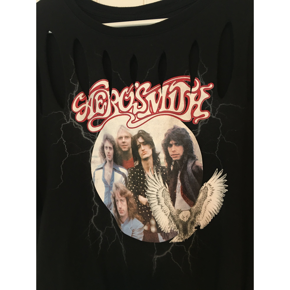 Aerosmith cutout band tee, sz 3x